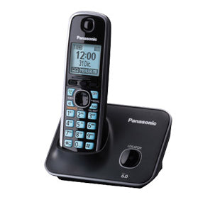 Teléfono Inalámbrico PANASONIC KX-TG4111MEB - Negro, Si, Si Teléfono Inalámbrico PANASONIC KX-TG4111MEB - Negro, Si, Si